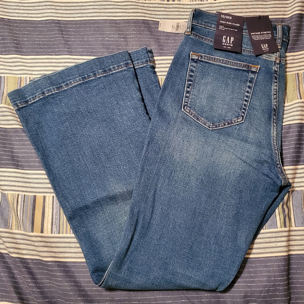 Gap high rise flare jeans, size 10/30S